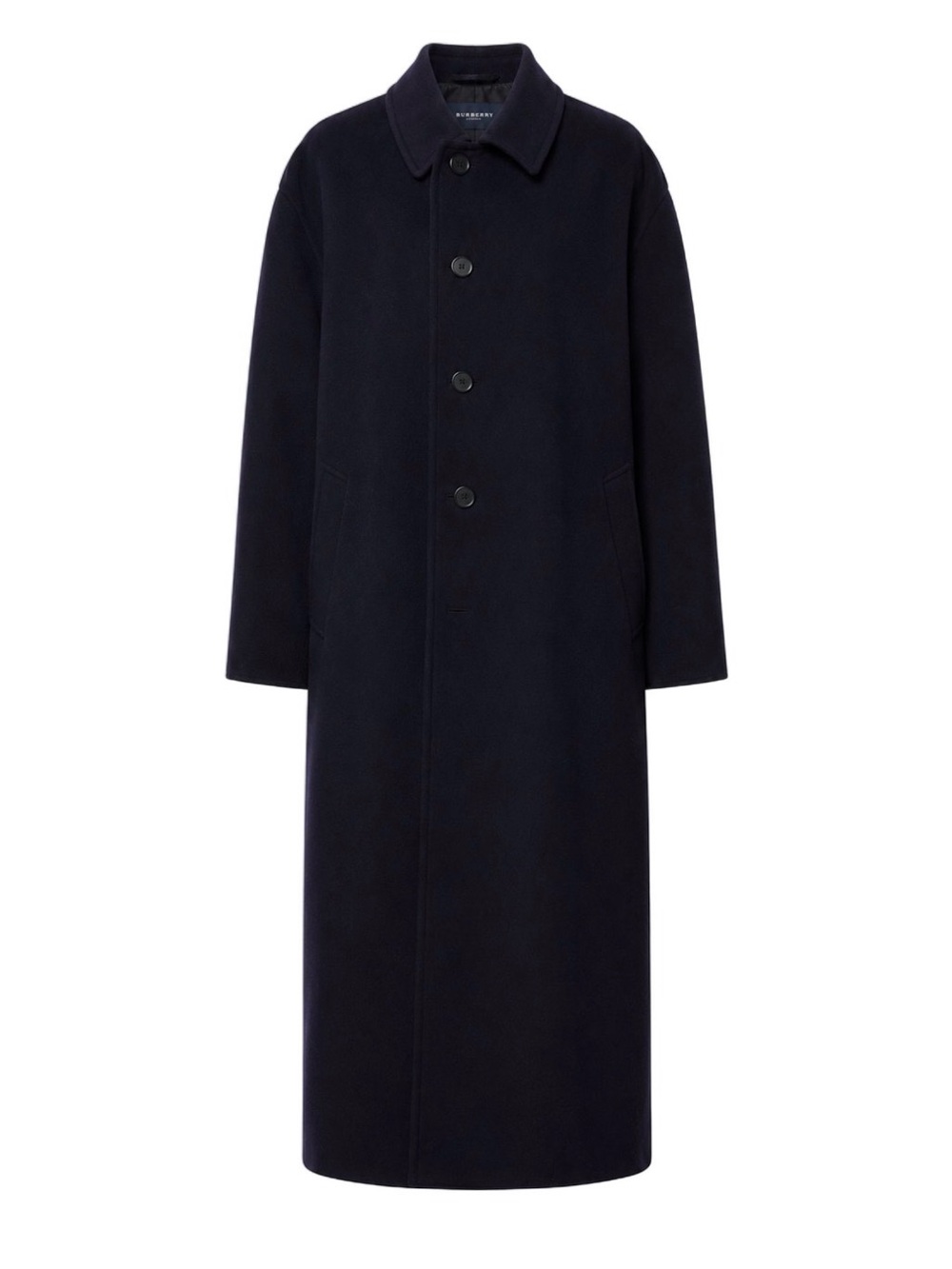 Burberry London Wool Cashmere Coat - Navy
